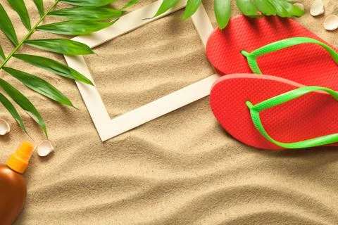 Summer, Holiday, Beach Background Stock Photos