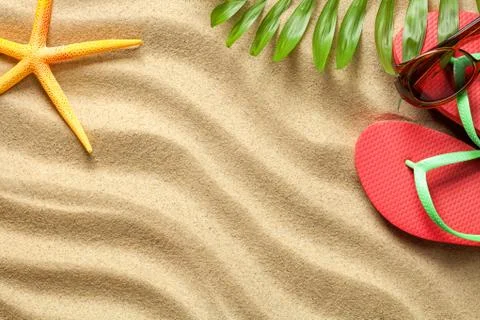 Summer, Holiday, Beach Background Stock Photos