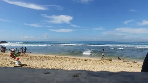Summer Holiday Beach Stock Footage 122115921