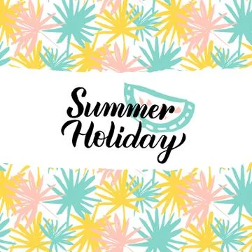 Summer Holiday Design Stock Illustration