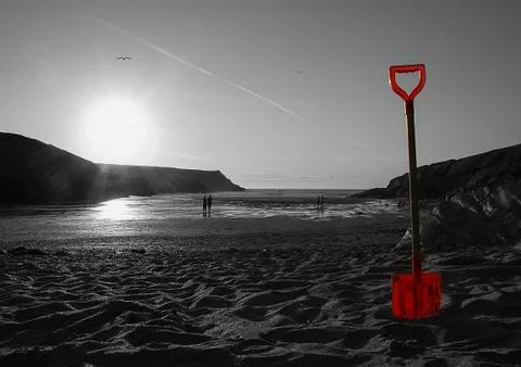 Summer holiday evening Stock Photos