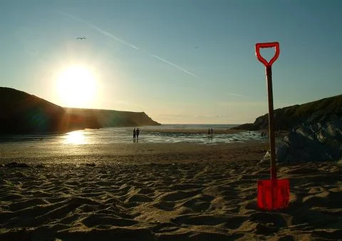 Summer holiday evening Stock Photos