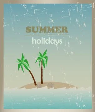 Summer holiday Stock Illustration