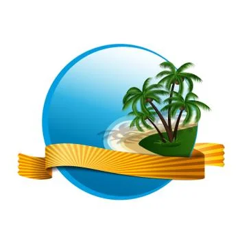 Summer holiday Stock Illustration