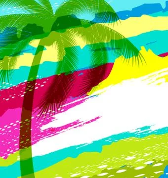 Summer holiday Stock Illustration