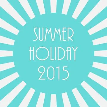 Summer holiday Stock Illustration