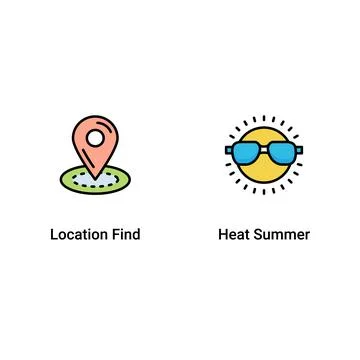 Summer holiday Illustrazione stock
