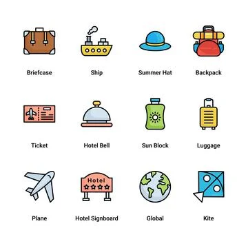 Summer holiday Illustrazione stock