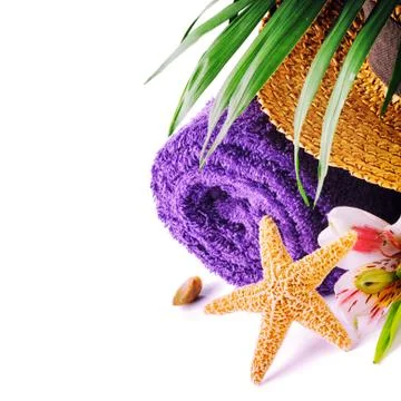 Summer holiday setting Stock Photos