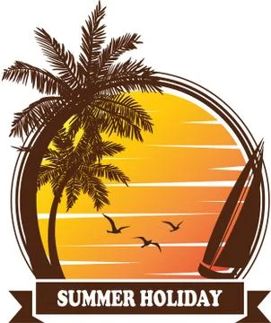 Summer holiday vector Stock Illustration
