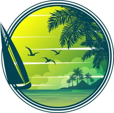 Summer holiday vector Stock Illustration