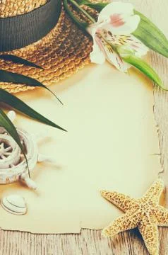 Summer holidays background Stock Photos