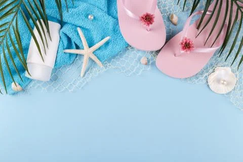 Summer holidays background Stock Photos