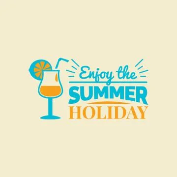 Summer holidays design Stock-Illustration