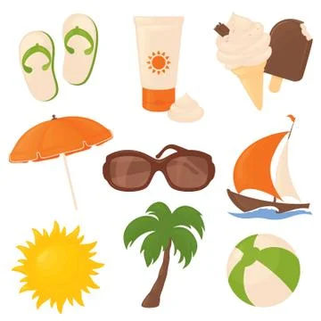 Summer holidays Stock Illustration