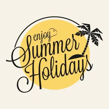 Summer Holidays Stock Illustration