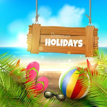 Summer holidays Stock-Illustration