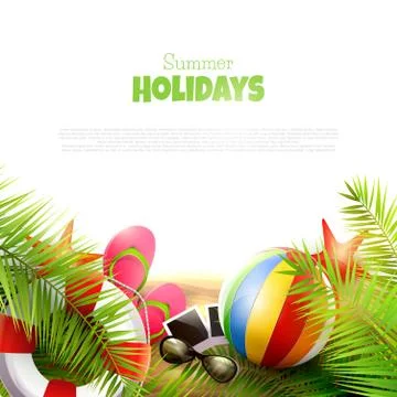 Summer holidays Stock Illustration