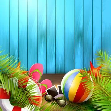 Summer holidays Stock Illustration