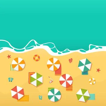 Summer Holidays illustrations Stock Illustration