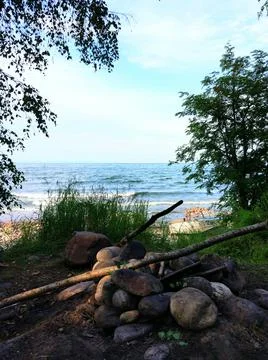 Summer holidays by the river Stock Photos
