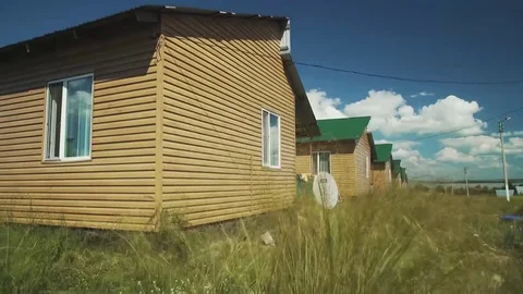 Summer houses Stock Footage 73823217