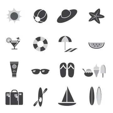 Summer icon Stock Illustration