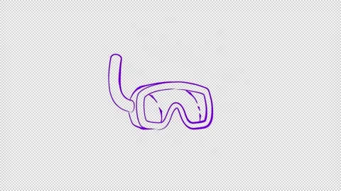 Summer Icons Animation Pack with Alpha Channel for UI and Motion Design   Se Stock Footage 333029603