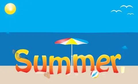Summer  스톡 일러스트