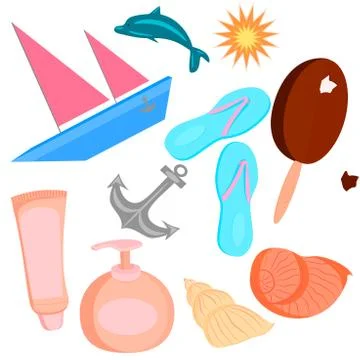 Summer 스톡 일러스트