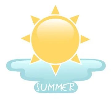 Summer Illustrazione stock