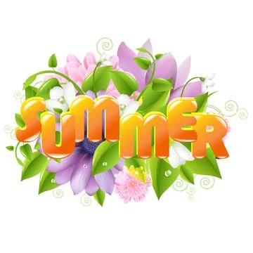 Summer illustration Stock Illustration
