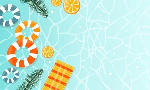 Summer illustration vector day for summer time background and summer vibes. Illustrazione stock