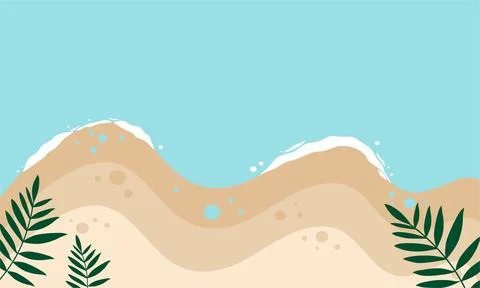 Summer illustration vector day for summer time background and summer vibes,.. Stock Illustration