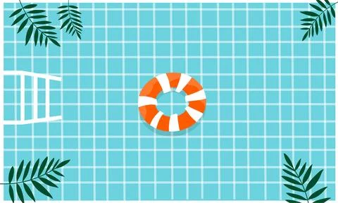 Summer illustration vector day for summer time background and summer vibes,.. Stock Illustration