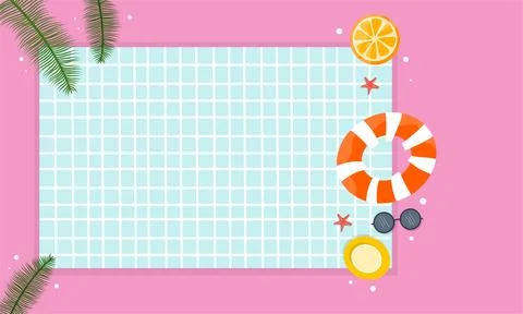 Summer illustration vector day for summer time background and summer vibes. Stock-Illustration
