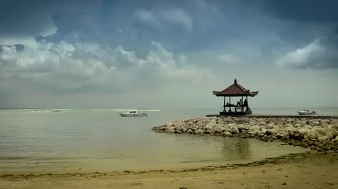 Summer indonesian beach Stock Footage 22273345