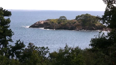 Summer Island 01 Stock Footage 34084087
