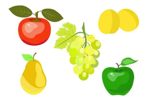 Summer juicy fruit Stock Illustration