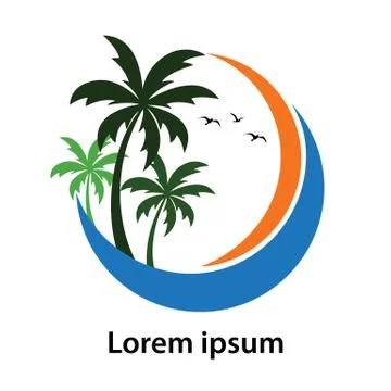 Summer label Stock Illustration