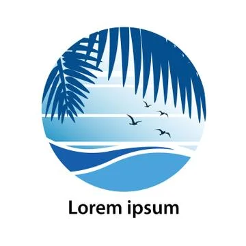 Summer label Stock Illustration