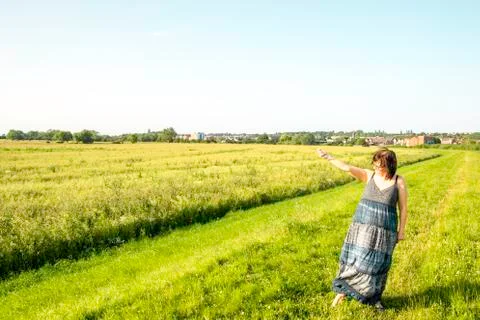 Summer Lady Stock Photos