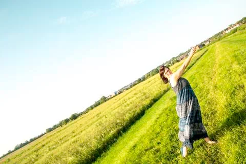 Summer Lady Stock Photos