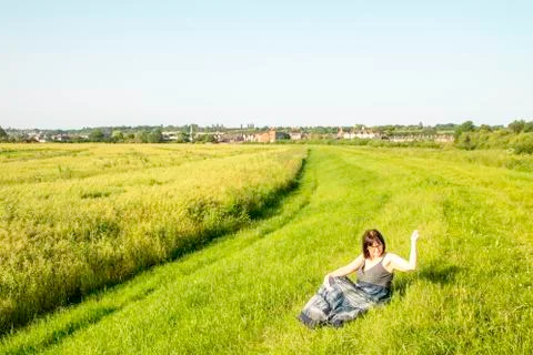 Summer Lady Stock Photos