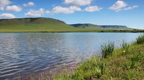 Summer Lake 11 Stock Footage 7740580