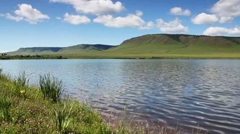 Summer Lake 12 Stock Footage 7740600