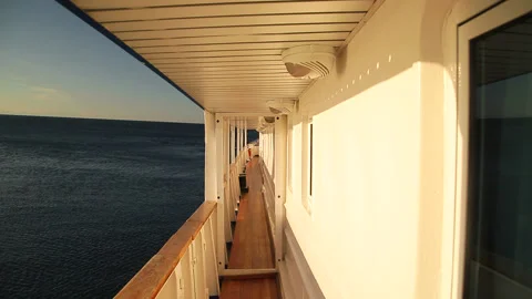 Summer on Lake Baikal from the deck of the ship Video stock 91548830