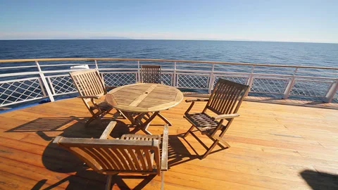 Summer on Lake Baikal from the deck of the ship Video stock 91549293