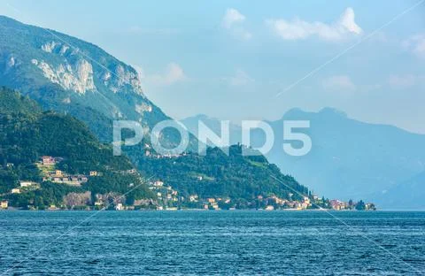Summer Lake Como, Italy Stock Photos
