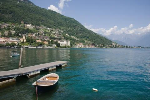 Summer on lake como Stock Photos